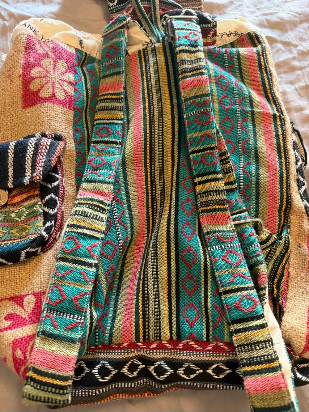 Rice Love Drawstring Backpack - Picture 2 of 6